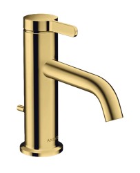 AXOR - One Umyvadlová baterie s výpustí, EcoSmart, leštěný vzhled zlata (48000990)