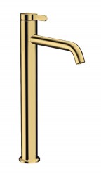 AXOR - One Umyvadlová baterie s výpustí, EcoSmart, leštěný vzhled zlata (48002990)