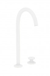 AXOR - One Umyvadlová baterie s výpustí Push-Open, 2-otvorová instalace, EcoSmart, matná bílá (48060700)