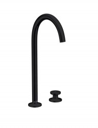 AXOR - One Umyvadlová baterie s výpustí Push-Open, 2-otvorová instalace, matná černá (48060670)