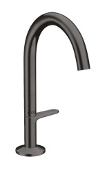 AXOR - One Umyvadlová baterie s výpustí Push-Open, EcoSmart, CoolStart, kartáčovaný černý chrom (48020340)