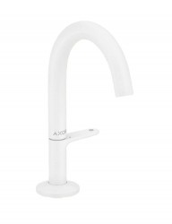 AXOR - One Umyvadlová baterie s výpustí Push-Open, EcoSmart, CoolStart, matná bílá (48010700)