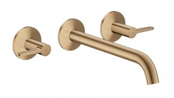 AXOR - One Vanová baterie pod omítku, 3-otvorová instalace, kartáčovaný bronz (48431140)