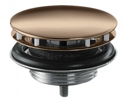 AXOR - Příslušenství Neuzavíratelná výpusť, leštěné červené zlato (51301300)