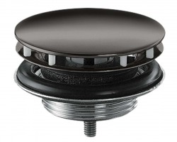 AXOR - Příslušenství Neuzavíratelná výpusť, leštěný černý chrom (51301330)