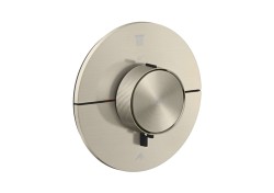 AXOR - ShowerSelect ID Termostatická baterie pod omítku, pro 2 spotřebiče, kartáčovaný nikl (36750820)