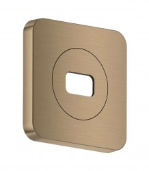 AXOR - ShowerSphere Krycí rozeta 12x12 cm, kartáčovaný bronz (39769140)