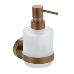 BEMETA AMBER Dávkovač mýdla 200 ml, sklo měděná zlatá (155109102)