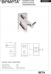 BEMETA BETA dvojháček vysoký (132405222)