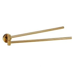 BEMETA BRILO zlatá lesk Držák ručníků dvojitý otočný 420 mm    161204190 (161204190)