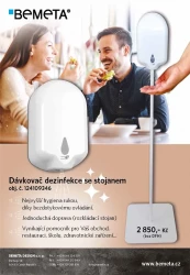 BEMETA dávkovač bezdotykový na dezinfekci rozprašovací se stojanem  124109346 (124109346)
