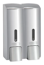 BEMETA Dávkovač tekutého mýdla dvojitý 2x300ml plast lesk (121209132)