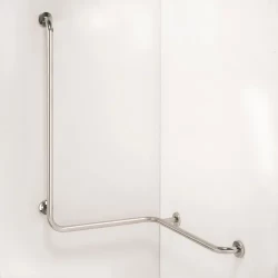 BEMETA HELP madlo do sprchy s hladkou svislou opěrkou levé nerez (301112021)