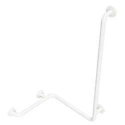 BEMETA HELP madlo do sprchy s hladkou svislou opěrkou pravé bílé s krytkou   301122023 (301122023)