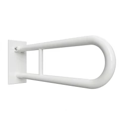 BEMETA HELP sklopné madlo ve tvaru U 600 mm bílé s krytkou   301607273 (301607273)