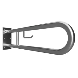 BEMETA HELP sklopné madlo ve tvaru U s držákem na TP 750mm brus   301406302 (301406302)