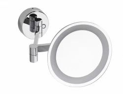 BEMETA Kosmetické zrcátko pr. 200 mm s 2x LED osvětlením IP44 touch sensor (116101802)