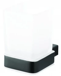 BEMETA NERO držák kartáčků sklo  černá matná   135011010 (135011010)