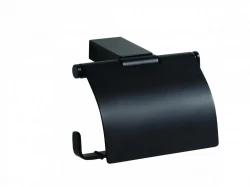 BEMETA NERO držák toaletního papíru s krytem  černá matná (135012010)