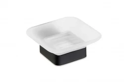 BEMETA NERO mýdlenka skleněná  černá matná (135008020)