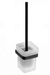 BEMETA NERO WC štětka miska sklo  černá matná (135013010)