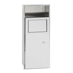 BEMETA Odpadkový koš s odkládací policí k zabudování nerez matný   101015345 (101015345)