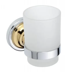 BEMETA RETRO zlato-chrom Držák kartáčků sklo (144210018)