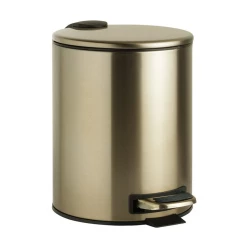 BEMETA SABLO odpadkový koš s víkem 5L zlatá matná   160315010 (160315010)