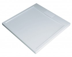 BESCO - Čtvercová sprchová vanička AXIM - Barva - Bílá, Rozměr A - 90, Rozměr B - 90 (VANKAXIM90BB)