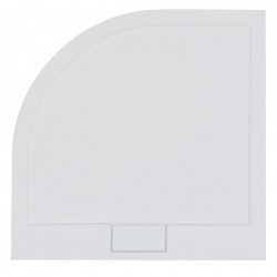 BESCO - Čtvrtkruhová sprchová vanička AXIM - Rozměr A - 90, Rozměr B - 90 (VANKAXIM90BBR55)