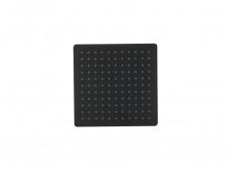 BESCO - Hlavová sprcha SLIM UNI S - hranatá - Barva - Černá , Rozměr hlavové sprchy  - 300 × 300 mm (BADPUKCZ)