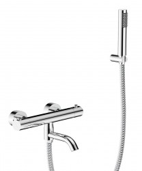 BESCO - Nástěnná termostatická vanová baterie VEO chrom s příslušenstvím (BABWVSTCH)