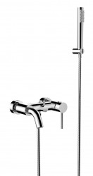 BESCO - Nástěnná vanová baterie ILLUSION Chrom s příslušenstvím (BABWISCH)