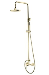 BESCO - Nástěnný sprchový set DECCO/ILLUSION zlatá lesklá (BABPDINJZ)