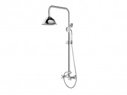BESCO - Nástěnný sprchový set RETRO chrom (BABPRCH)