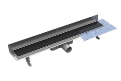BESCO - Odtokový žlab VIRGO BLACK NEXT - Rozměr A - 60 (ZLOL60VNB)