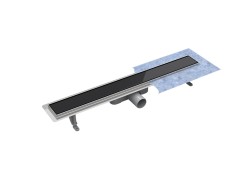 BESCO - Odtokový žlab VIRGO BLACK - Rozměr A - 60 (ZLOL60VBL)