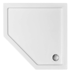 BESCO - Pětiúhelníková sprchová vanička BERGO - Rozměr C - 16 (VANKBERG90SAM)