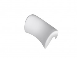 BESCO - Podhlavník MILO bílý (VANZWML)