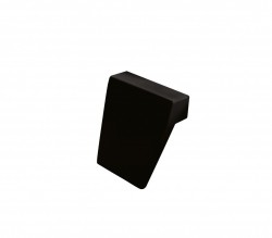 BESCO - Podhlavník MODERN - Barva - Černá (VANZWMB)