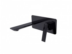 BESCO - Podomítková umyvadlová baterie ASPIRA černá (BABUASCZ)