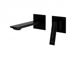 BESCO - Podomítková umyvadlová baterie ASPIRA černá (BABUASCZ)