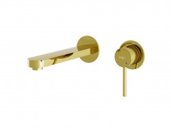 BESCO - Podomítková umyvadlová baterie DECCO Zlatá lesklá (BABUDSJZ)