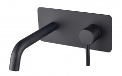 BESCO - Podomítková umyvadlová baterie ILLUSION Černá (BABUISCZ)