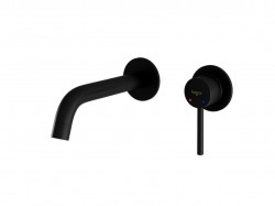 BESCO - Podomítková umyvadlová baterie ILLUSION Černá (BABUISCZ)