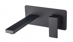 BESCO - Podomítková umyvadlová baterie MODERN/VARIUM Černá (BABUMVSCZ)