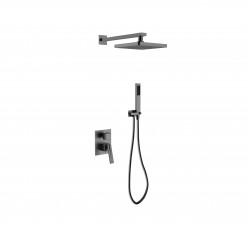 BESCO - Podomítkový sprchový set ASPIRA I grafitová (BABPAIGR)