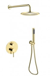 BESCO - Podomítkový sprchový set DECCO/ILLUSION I/VEO Zlatá (BABPDIIZL)