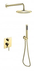 BESCO - Podomítkový sprchový set DECCO/ILLUSION I Zlatá (BABPDIIZL)