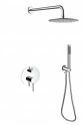 BESCO - Podomítkový sprchový set SLIM DECCO/ILLUSION II/VEO Chrom (BABPDIIICH)